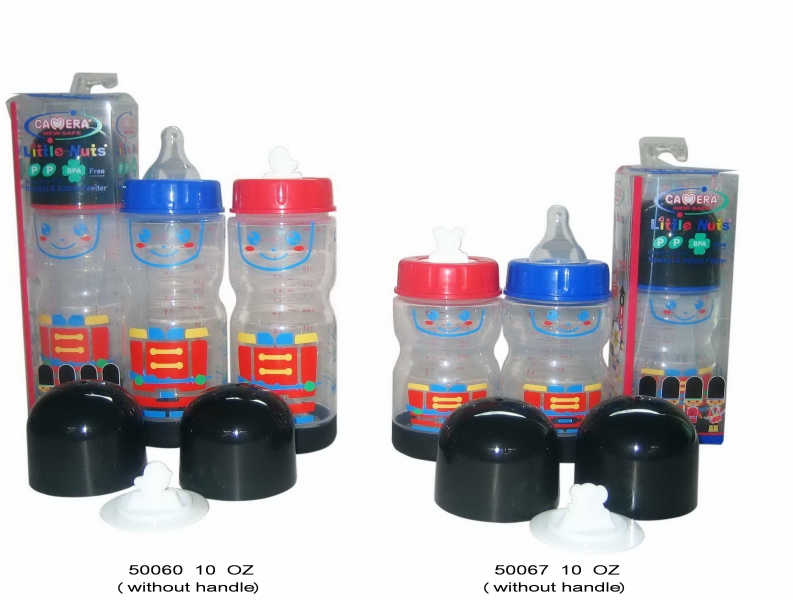 Bottle with silicone nipple "Soldier" 200 ml